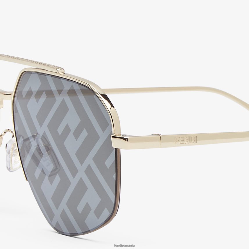ochelari de soare de călătorie aur Fendi bărbați accesorii 86084L2372