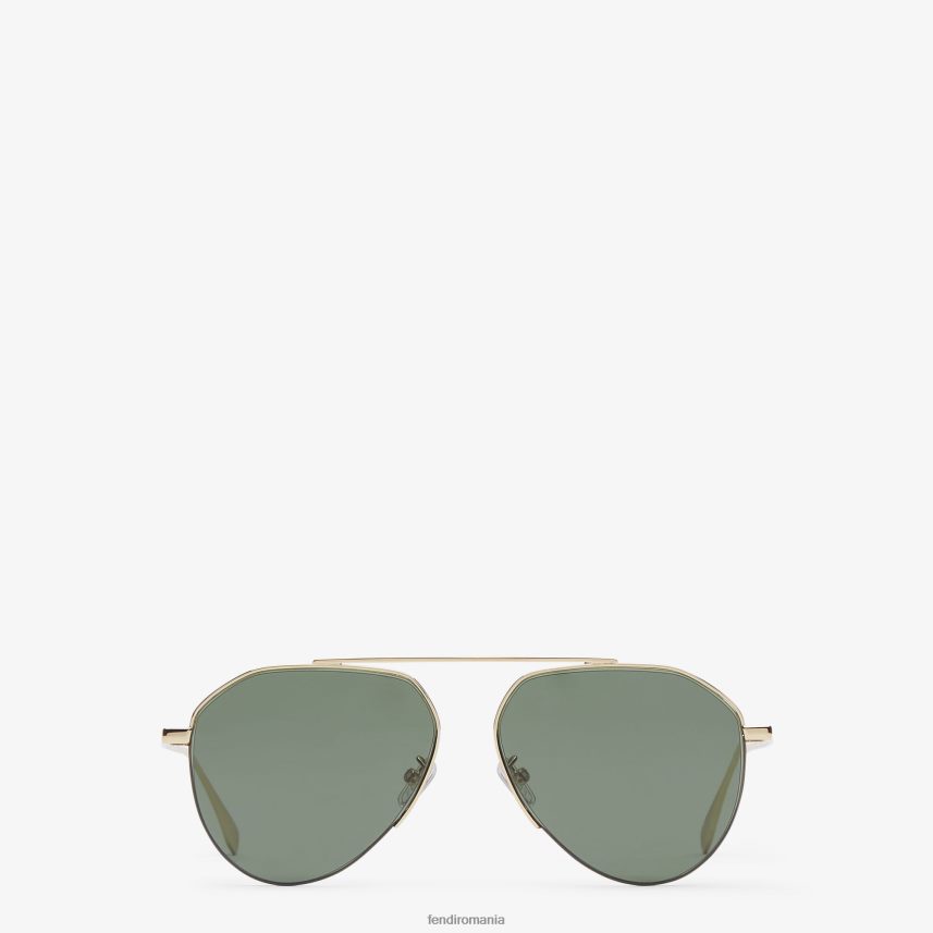 ochelari de soare de călătorie aur Fendi bărbați accesorii 86084L2568