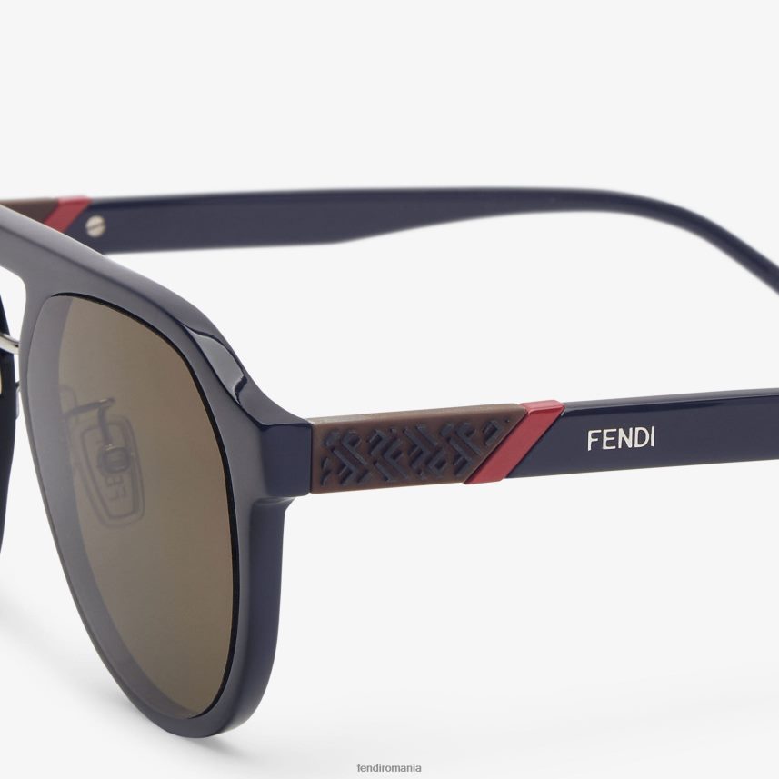 ochelari de soare diagonali albastru Fendi bărbați accesorii 86084L2472
