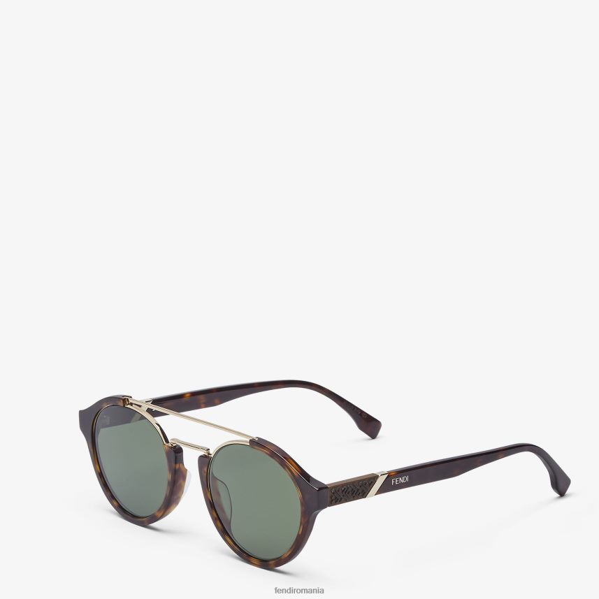 ochelari de soare diagonali bej Fendi bărbați accesorii 86084L2498