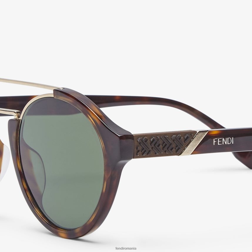 ochelari de soare diagonali bej Fendi bărbați accesorii 86084L2498