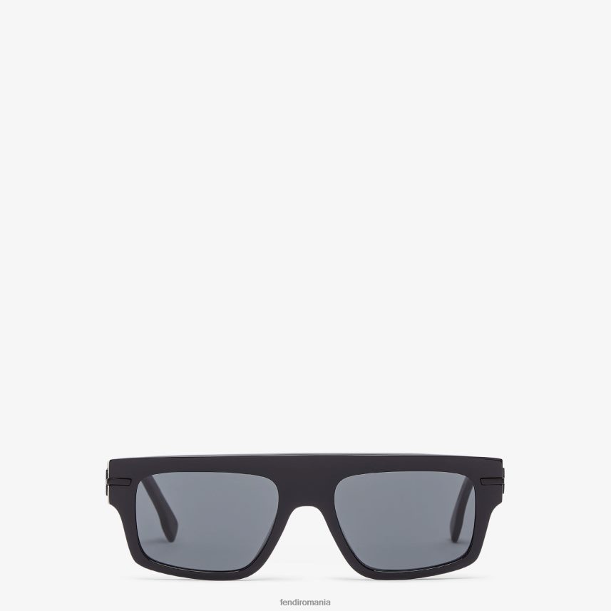 ochelari de soare din acetat grafic negru Fendi bărbați accesorii 86084L2438