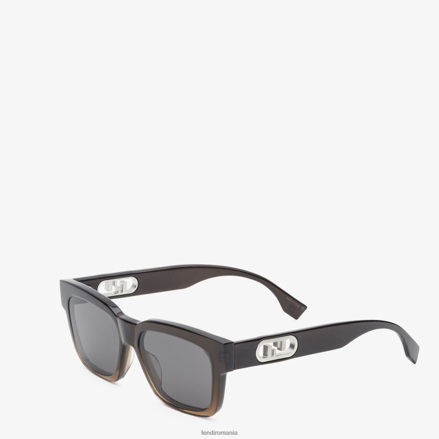 ochelari de soare din acetat maro Fendi bărbați accesorii 86084L2548