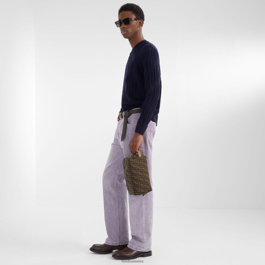 ochelari de soare din acetat maro Fendi bărbați accesorii 86084L2548