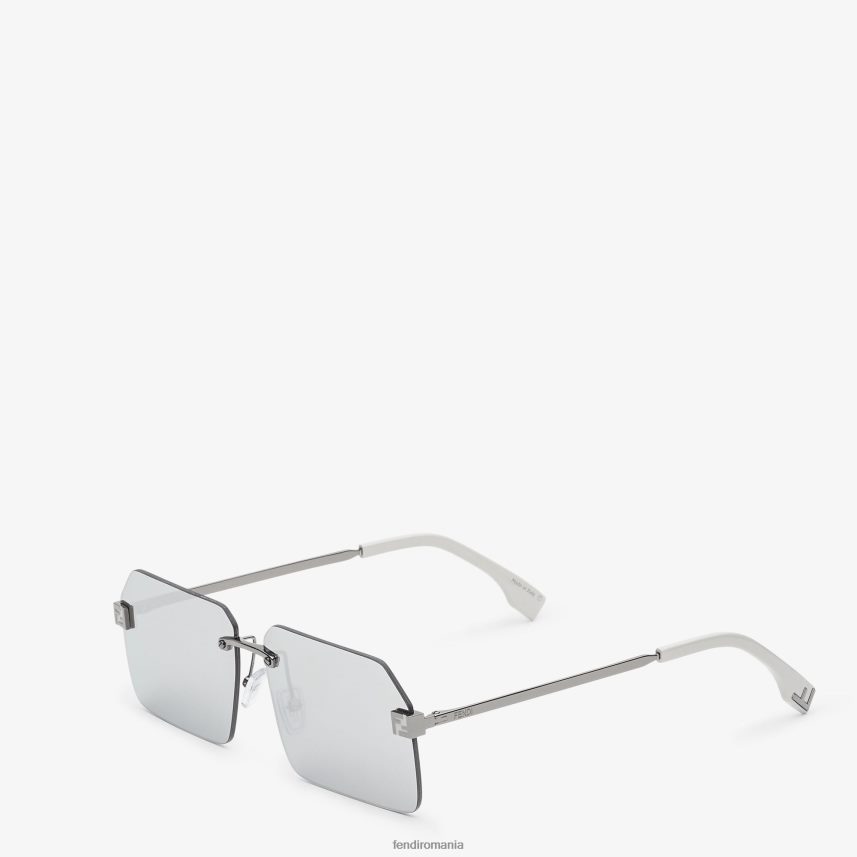 ochelari de soare din metal argint Fendi bărbați accesorii 86084L2354