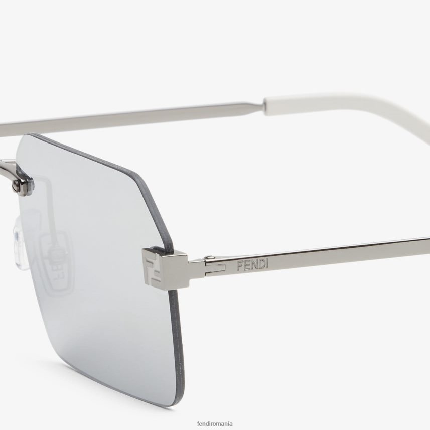 ochelari de soare din metal argint Fendi bărbați accesorii 86084L2354