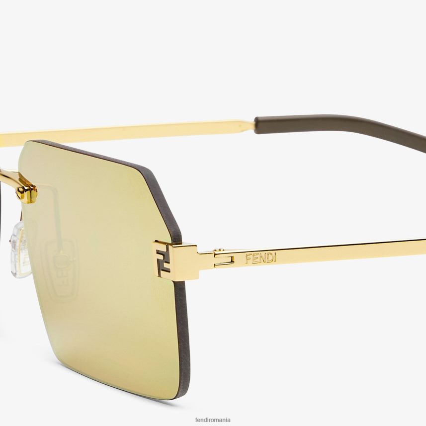 ochelari de soare din metal aur Fendi bărbați accesorii 86084L2355