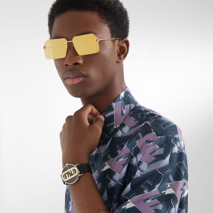 ochelari de soare din metal aur Fendi bărbați accesorii 86084L2355