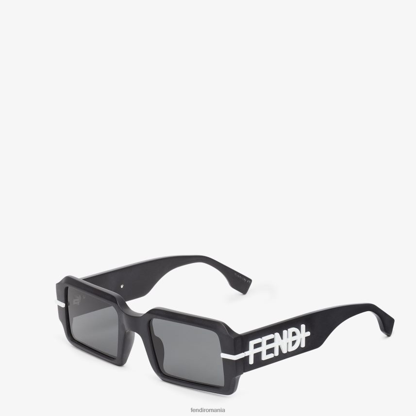 ochelari de soare grafici negru Fendi bărbați accesorii 86084L2392