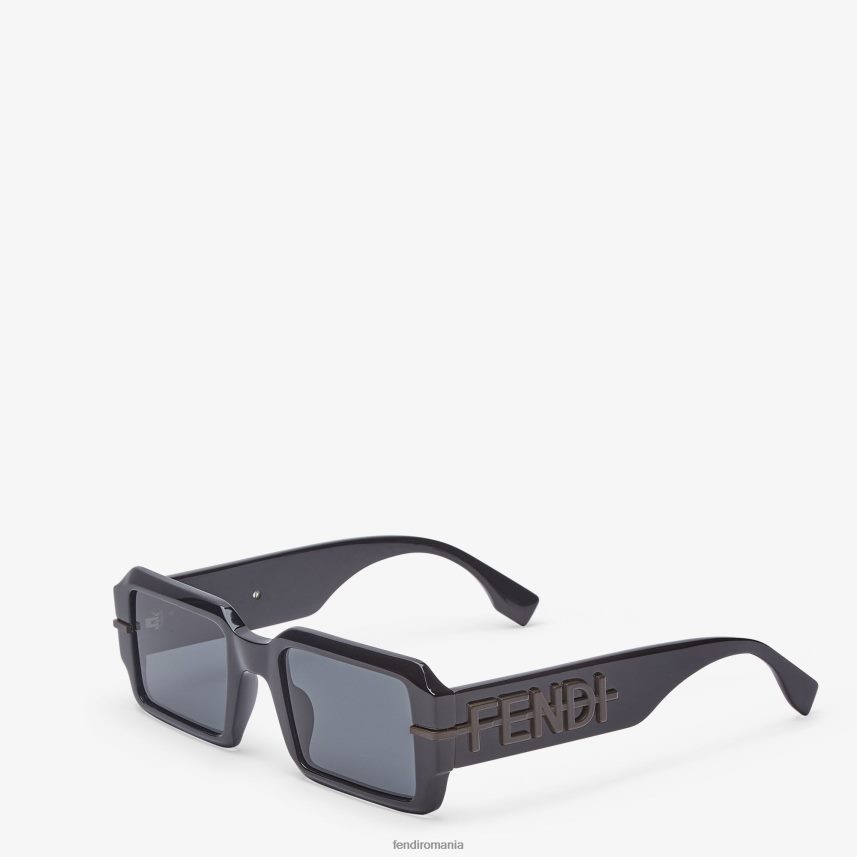 ochelari de soare grafici negru Fendi bărbați accesorii 86084L2484