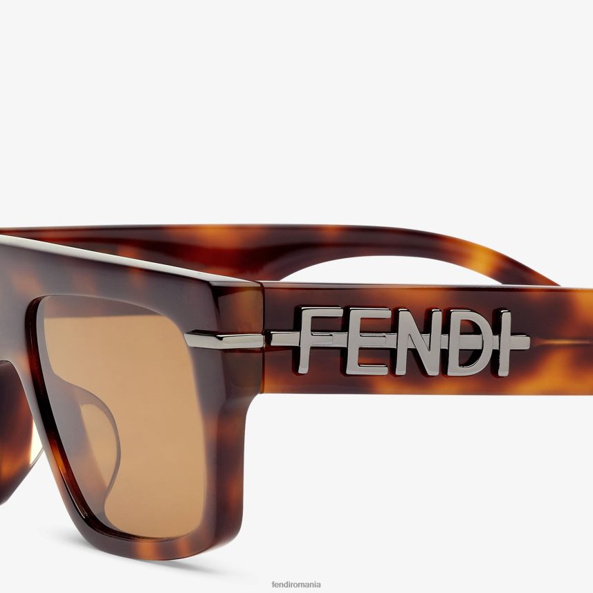 ochelari de soare havana din acetat Modă Fendi bărbați accesorii 86084L2440