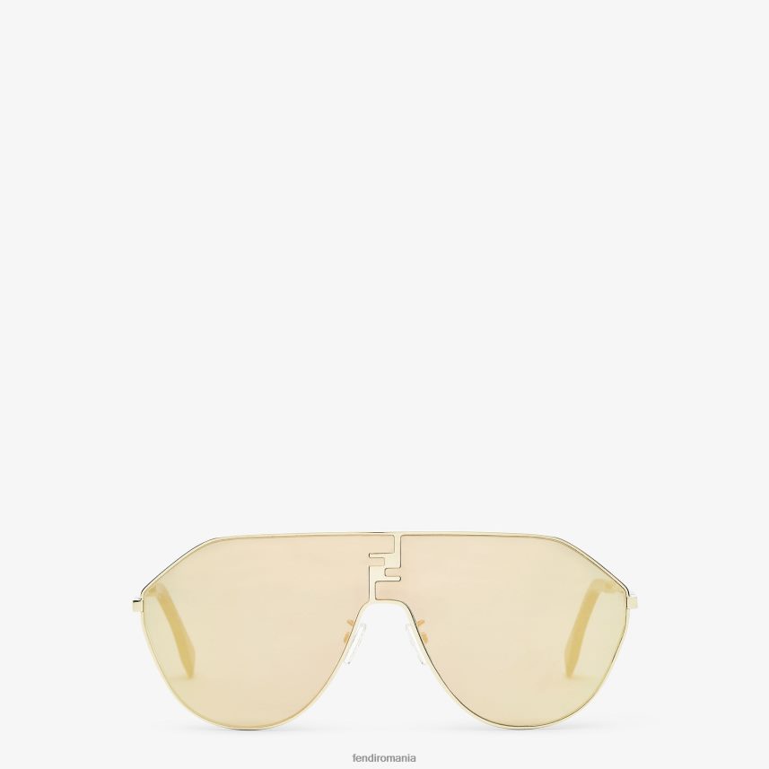 ochelari de soare metalici cu lentile si efect ultra-oglinda Modă Fendi bărbați accesorii 86084L2409