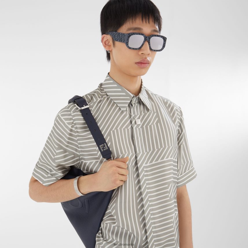 ochelari de soare umbra din acetat gri Fendi bărbați accesorii 86084L2353