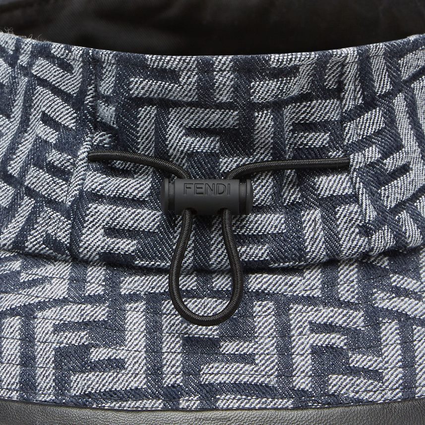 ff vizor denim albastru Fendi bărbați accesorii 86084L2406