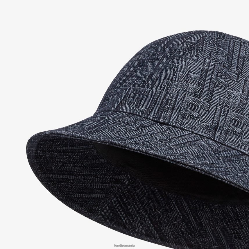 pălărie din denim albastru Fendi bărbați accesorii 86084L2546