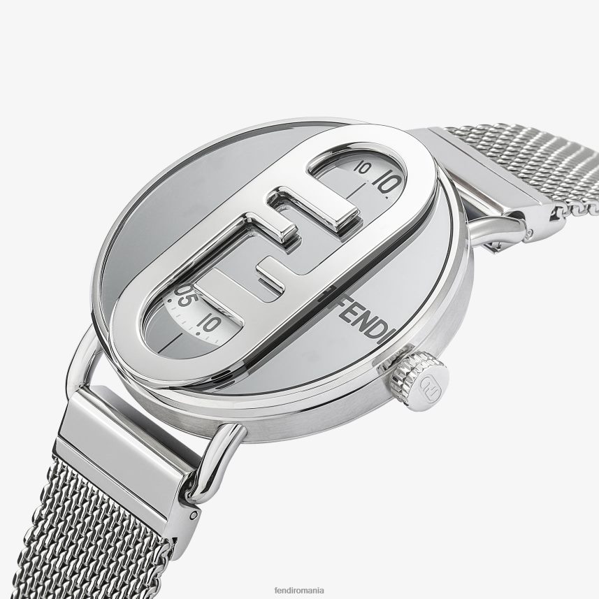 42 mm - ceas rotund cu sigla o\'lock aur Fendi bărbați accesorii 86084L2345