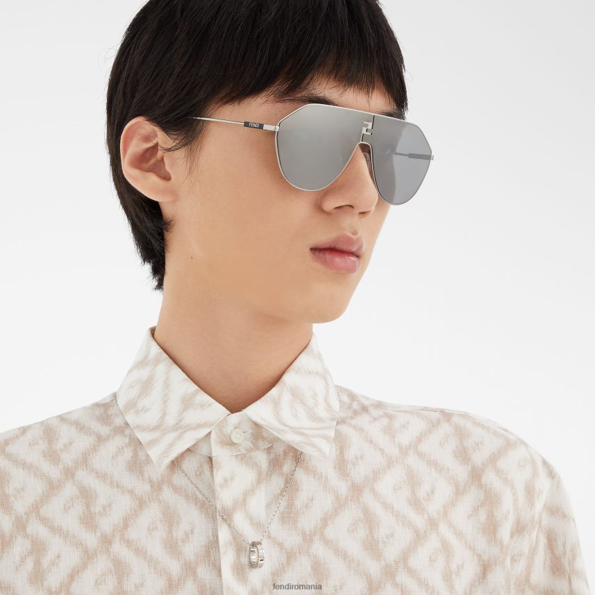 colier cu semnătură argint Fendi bărbați Bijuterii 86084L2709