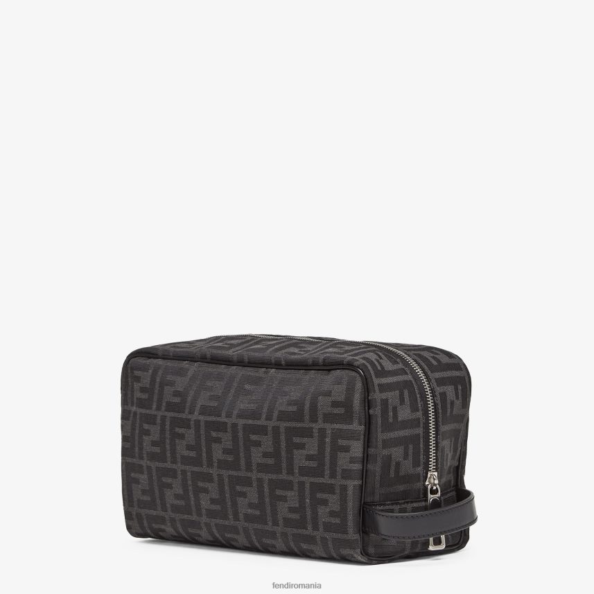 ff toc de toaletă din material textil negru Fendi bărbați accesorii 86084L2331