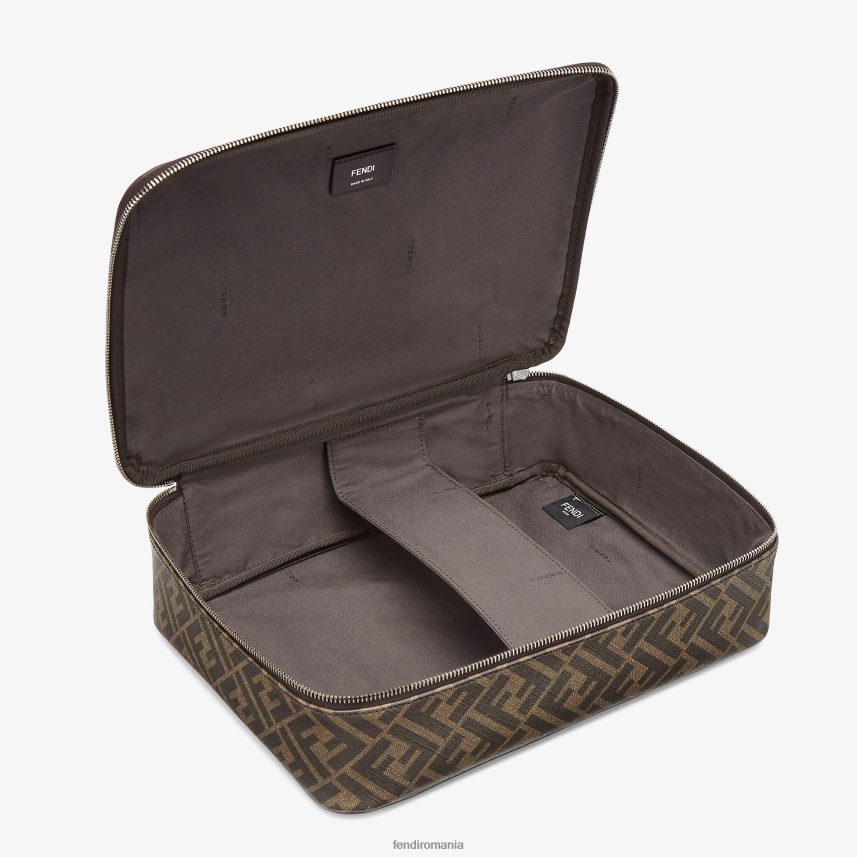 geanta de voiaj din material textil negru Fendi bărbați accesorii 86084L2486