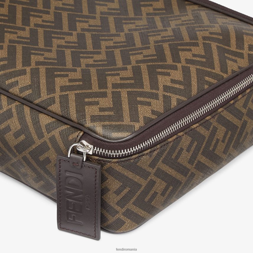 geanta de voiaj din material textil negru Fendi bărbați accesorii 86084L2486