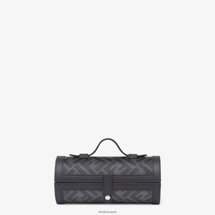 kit de îngrijire a pantofilor din material textil negru Fendi bărbați accesorii 86084L2494