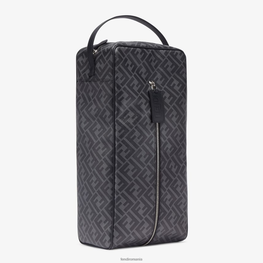 suport de pantofi din material textil negru Fendi bărbați accesorii 86084L2569