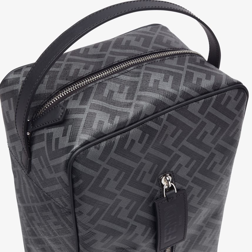 suport de pantofi din material textil negru Fendi bărbați accesorii 86084L2569