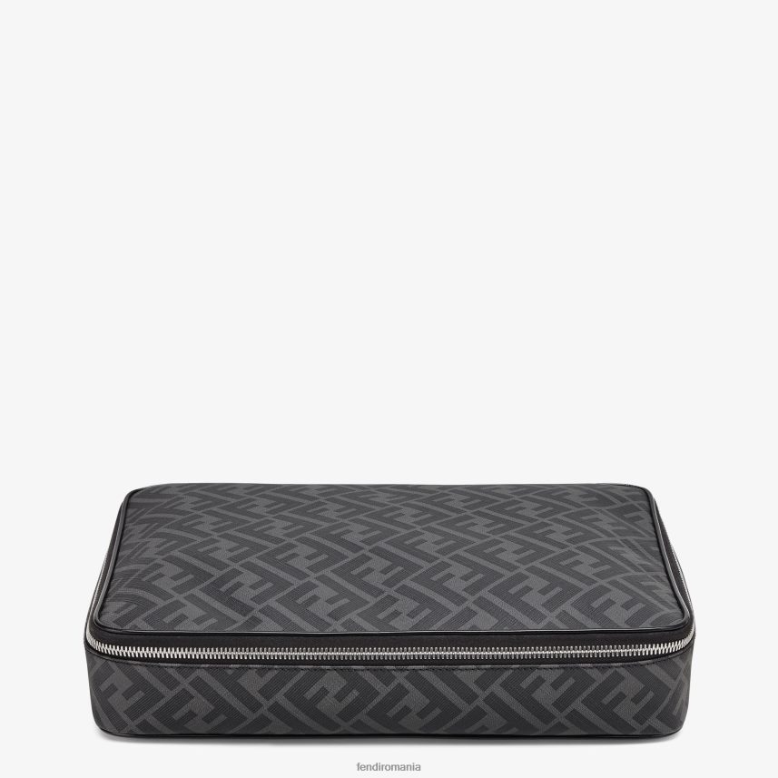 suport pentru cămașă din material textil gri Fendi bărbați accesorii 86084L2517