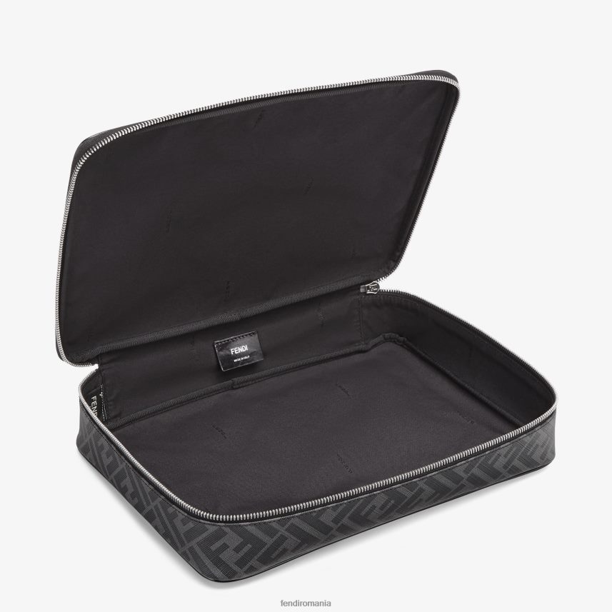 suport pentru cămașă din material textil gri Fendi bărbați accesorii 86084L2517