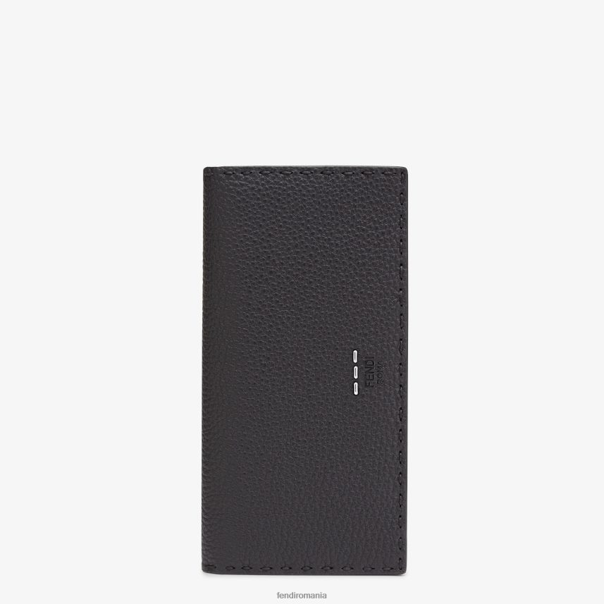 piele romană continentală negru Fendi bărbați accesorii 86084L2683