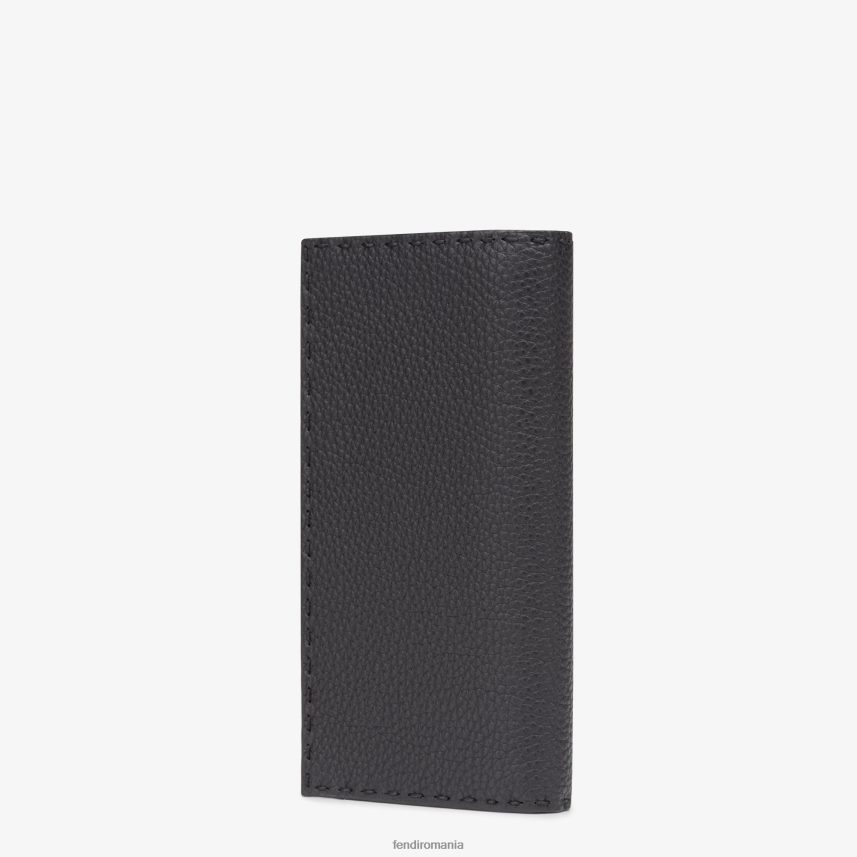 piele romană continentală negru Fendi bărbați accesorii 86084L2683