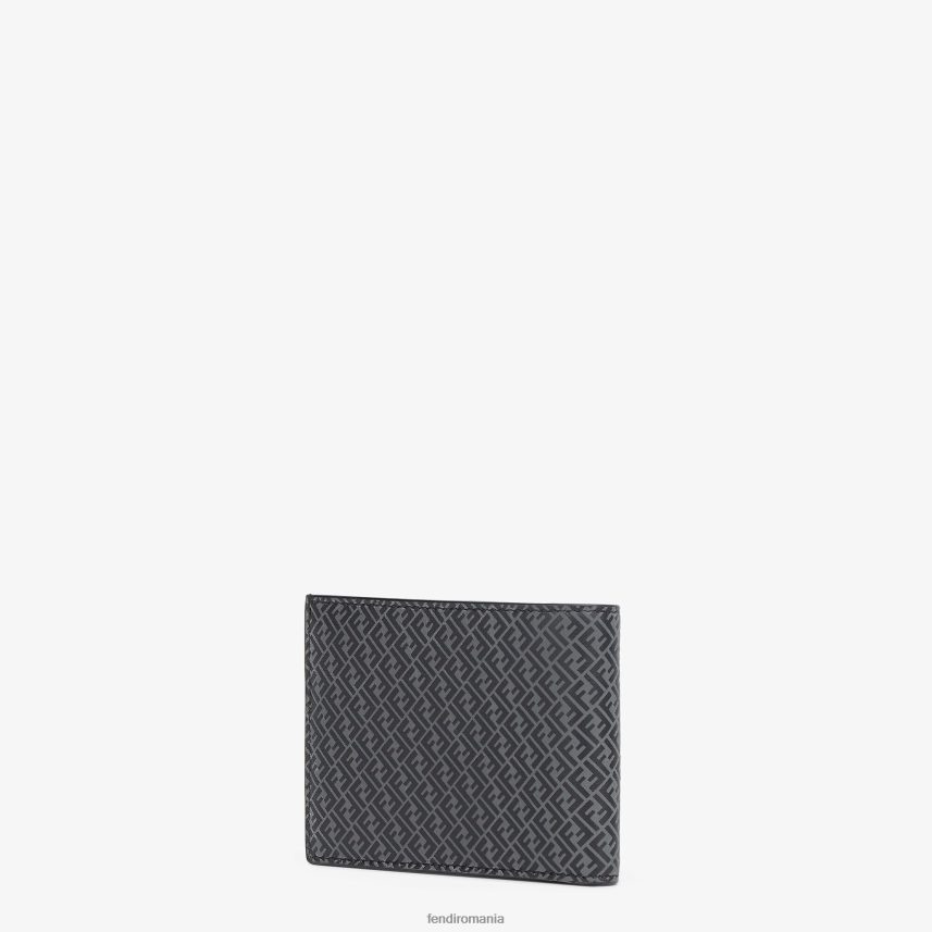 portofel din piele în dolari americani negru Fendi bărbați accesorii 86084L2657