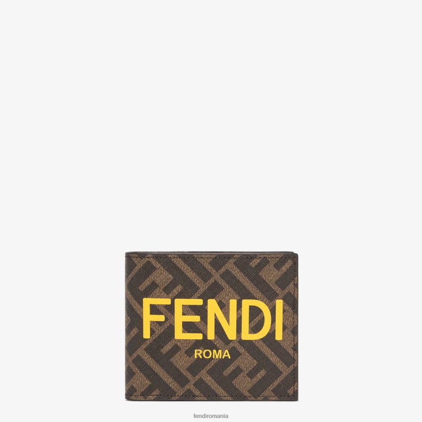 tesatura bi-fold maro Fendi bărbați accesorii 86084L2591