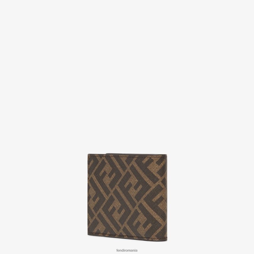 tesatura bi-fold maro Fendi bărbați accesorii 86084L2591
