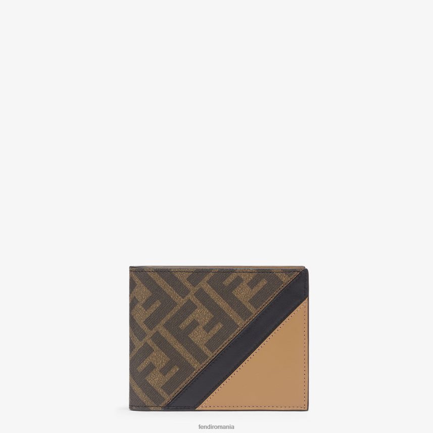 tesatura bi-fold maro Fendi bărbați accesorii 86084L2629