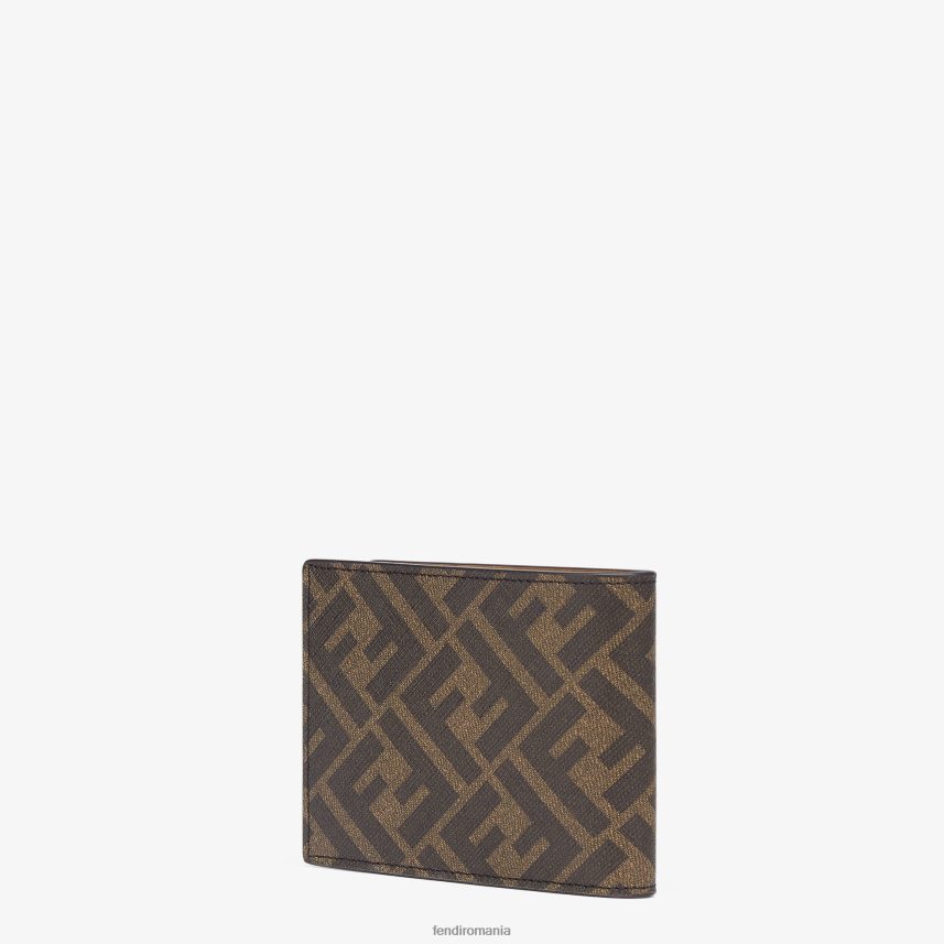 tesatura bi-fold maro Fendi bărbați accesorii 86084L2629