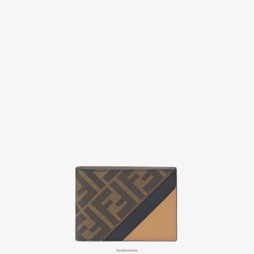 tesatura bi-fold maro Fendi bărbați accesorii 86084L2633