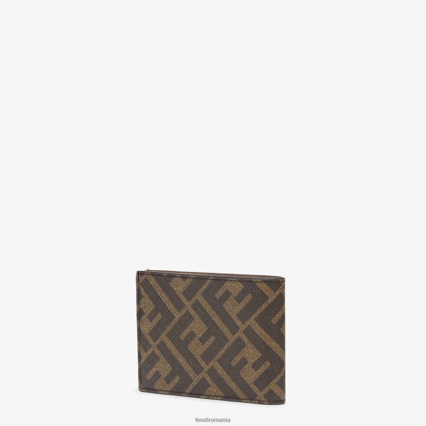 tesatura bi-fold maro Fendi bărbați accesorii 86084L2633