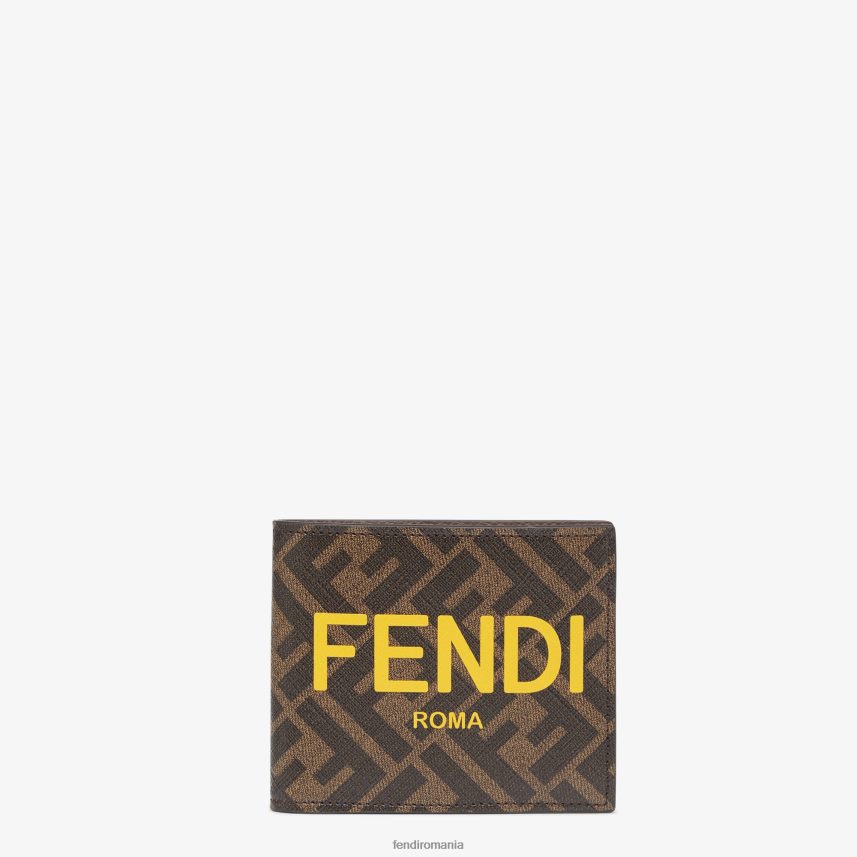 tesatura bi-fold maro Fendi bărbați accesorii 86084L2634