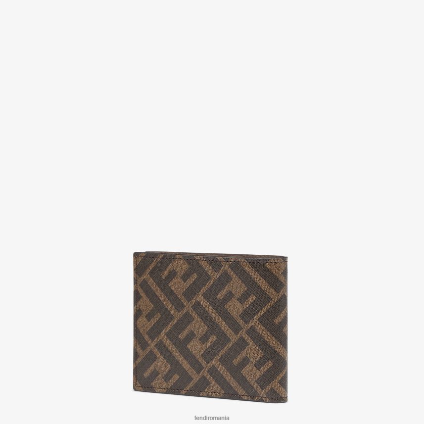 tesatura bi-fold maro Fendi bărbați accesorii 86084L2634