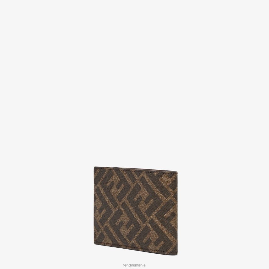 tesatura bi-fold maro Fendi bărbați accesorii 86084L2637