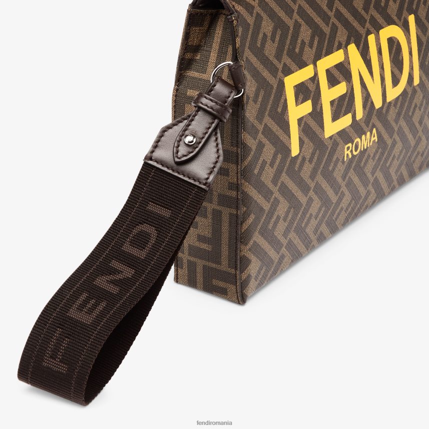 ff husă din material textil maro Fendi bărbați accesorii 86084L2636
