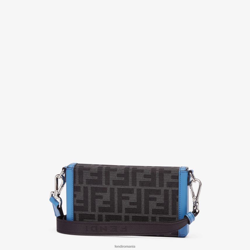 geanta din stofa gri Fendi bărbați accesorii 86084L2604