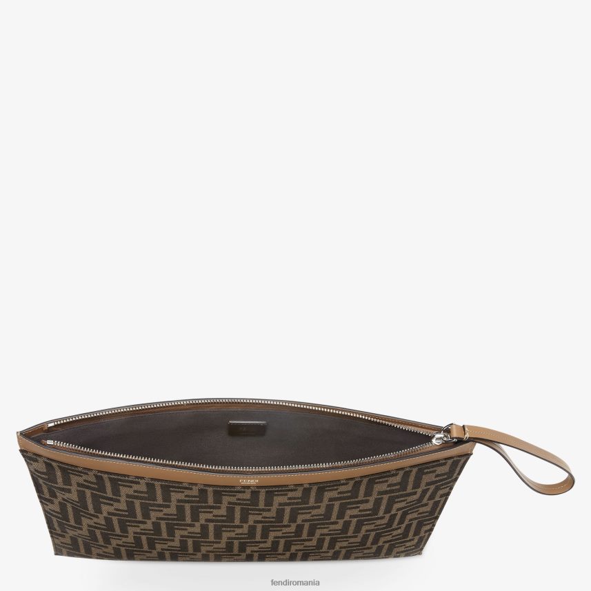 husă din material textil maro Fendi bărbați accesorii 86084L1875