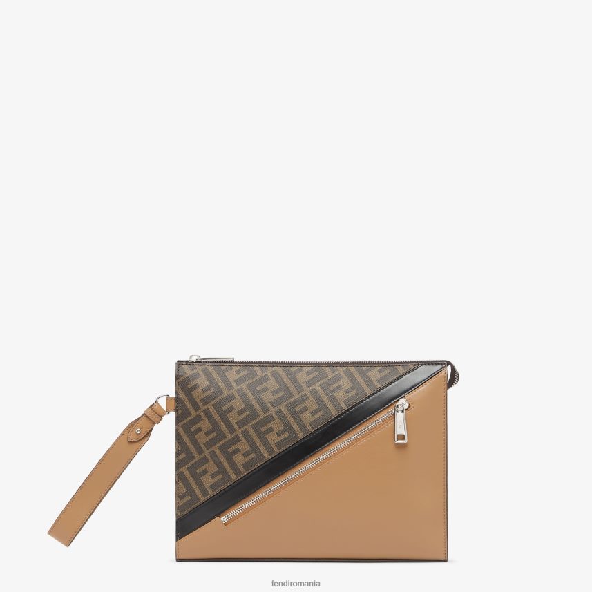 husă din piele clutch diagonal multicolor Fendi bărbați accesorii 86084L1855