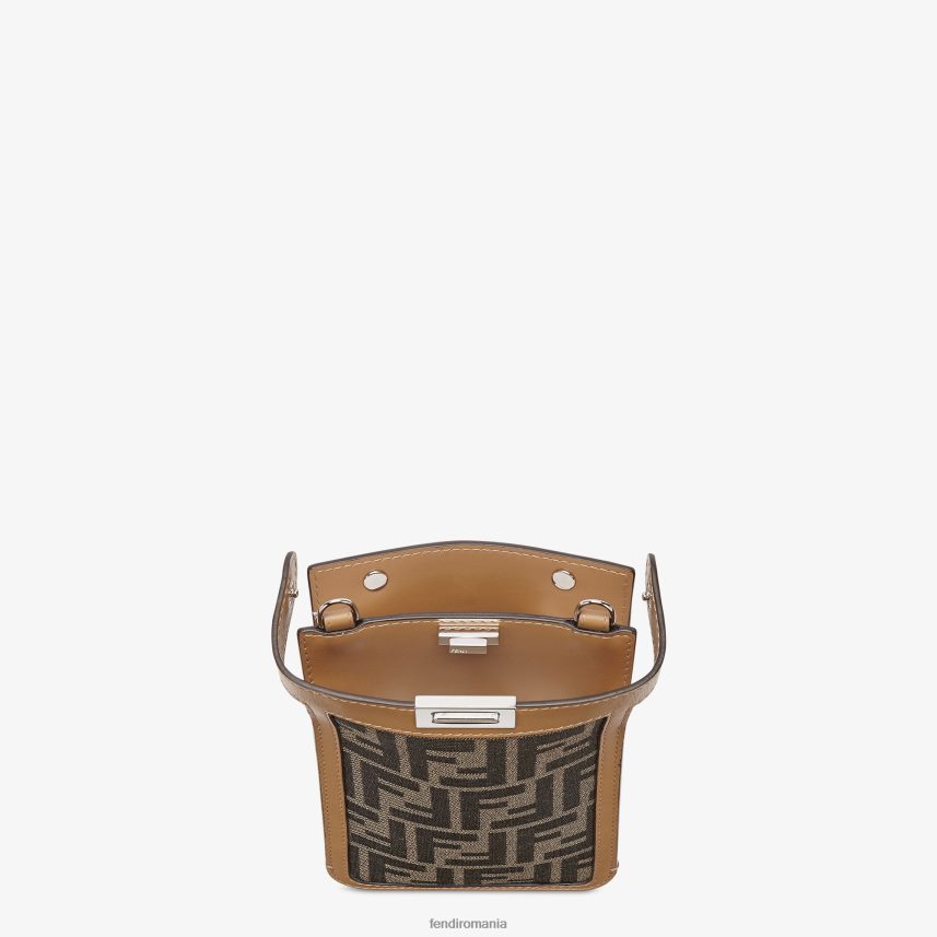 husă pentru telefon din material textil maro Fendi bărbați accesorii 86084L2620