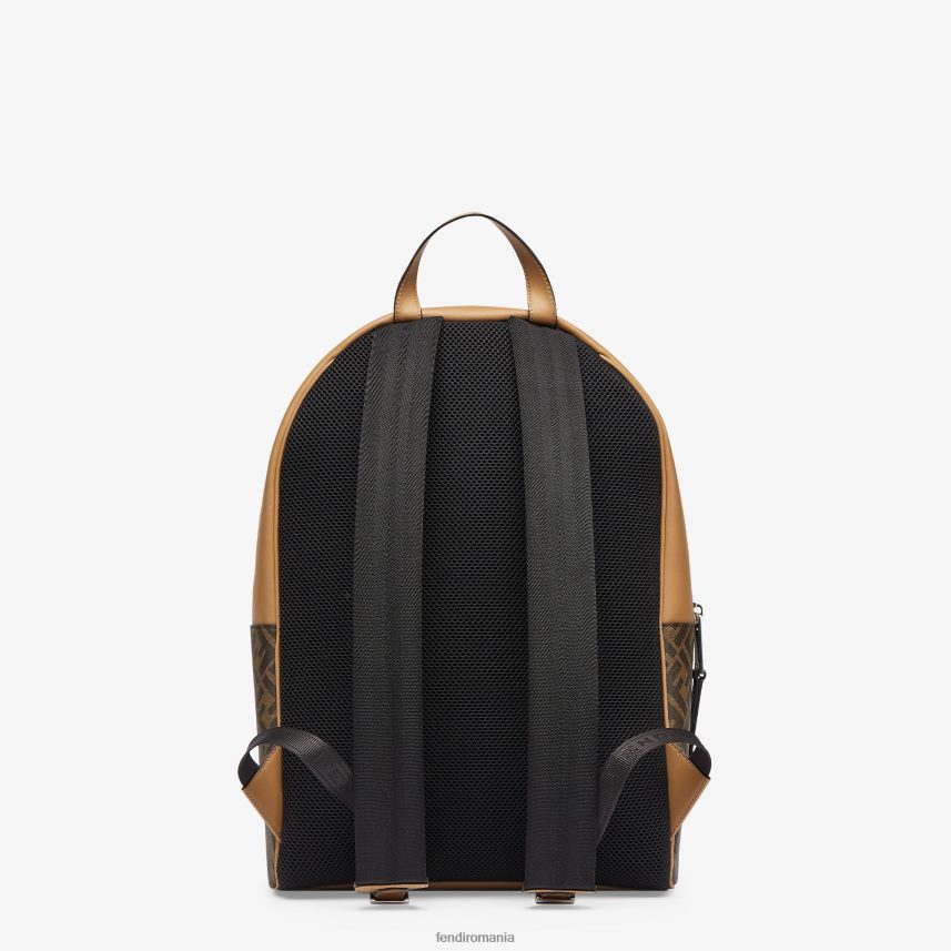 ff rucsac din material textil maro Fendi bărbați accesorii 86084L1879
