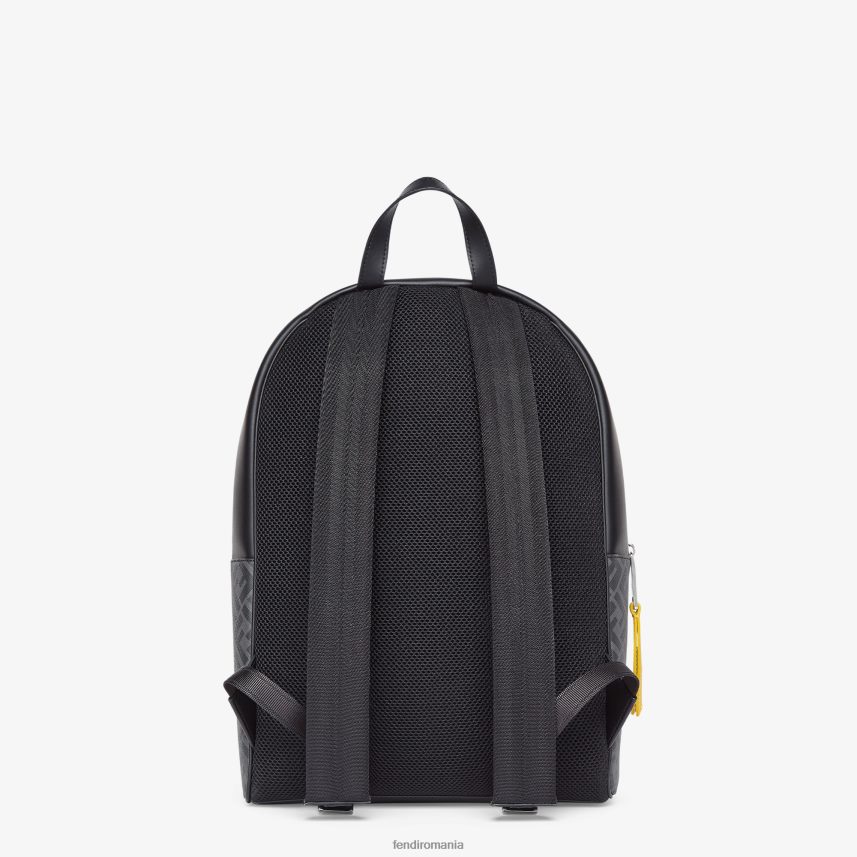 ff rucsac din material textil negru Fendi bărbați accesorii 86084L1877