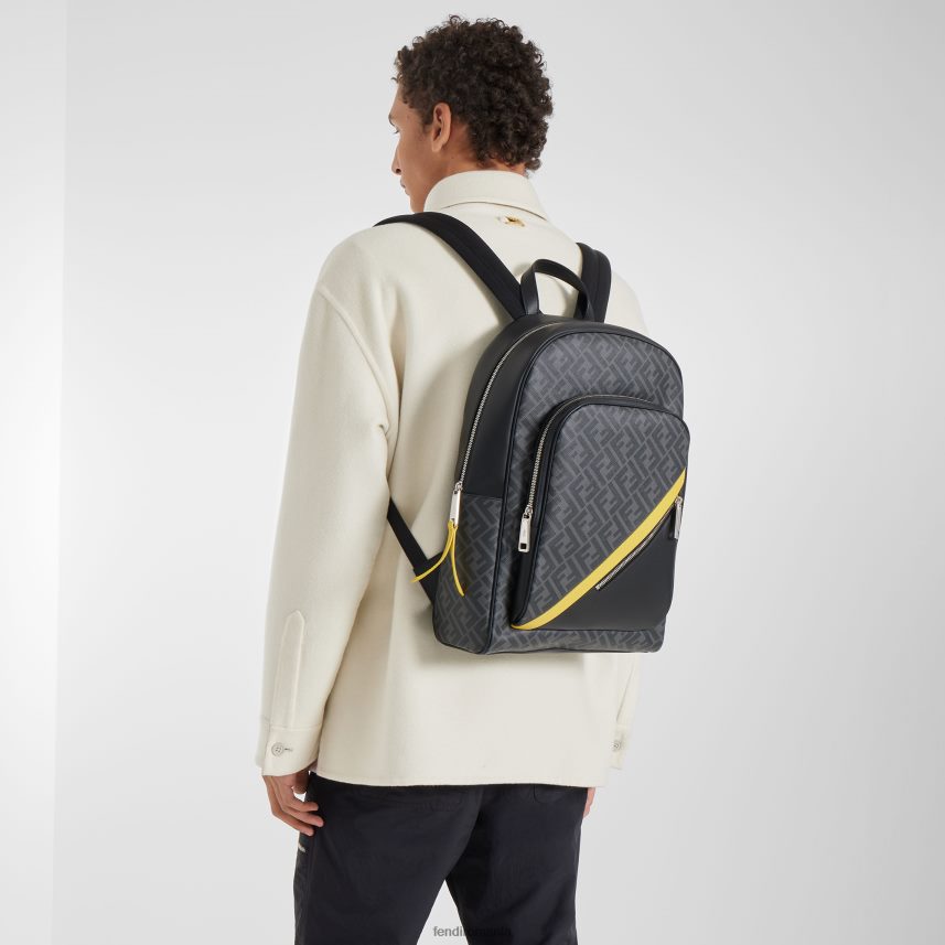 ff rucsac din material textil negru Fendi bărbați accesorii 86084L1877