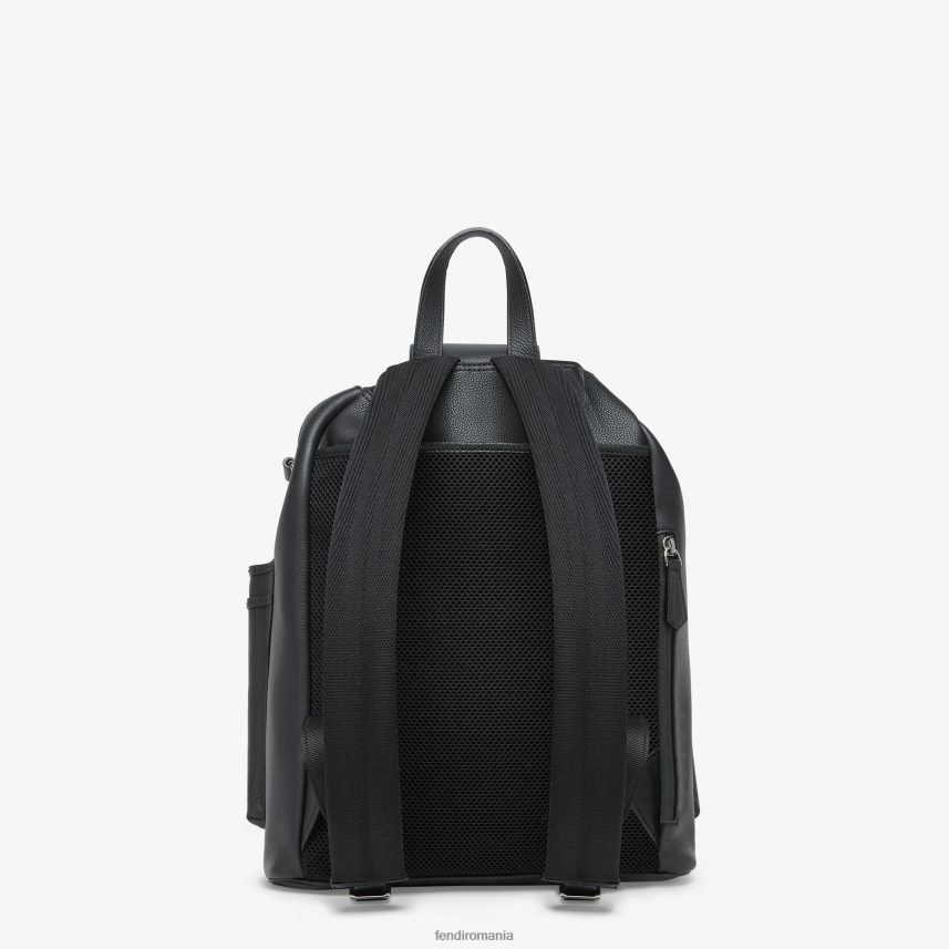 rucsac din piele negru Fendi bărbați accesorii 86084L1837